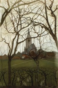 Vesnický kostel (Dorfkirche); Jakubův kostel, Winterswijk od Piet Mondrian