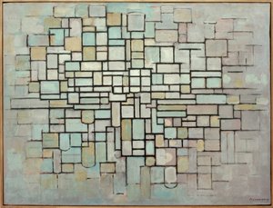 Složení č. II; Složení s liniemi a barvou od Piet Mondrian