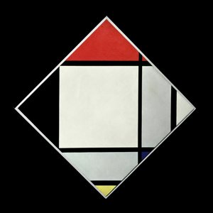 Pastilková malba II od Piet Mondrian