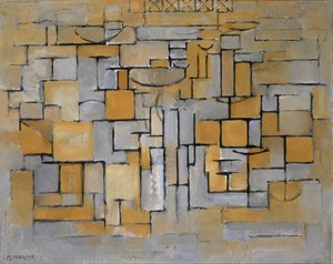 Obraz č. II Skladba č. XV Skladba 4, 1913. od Piet Mondrian