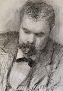 Portrét Fritse Mondriana, 1898, od Piet Mondrian