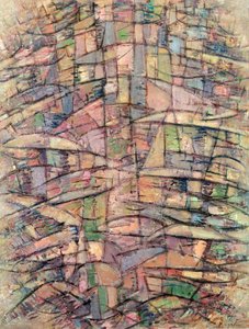 Strom (olej na plátně) od Piet Mondrian