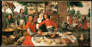 Bauernfest von Pieter (1507/08-75) Aertsen