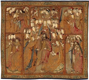 Triumphs of the Mother of God or Golden Sparrows, c.1500-02 (tapisérie)
