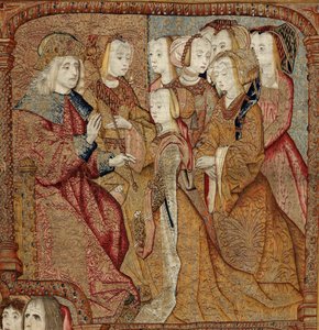 Triumphs of the Mother of God or Golden Sparrows, c.1500-02 (tapisérie)