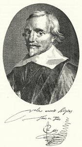 Jacob Cats, holandský básník a diplomat (rytina) od Pieter (attr.to) Dubordieu