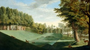 Chiswick House: The Southern Pond, n. 1729-31 (öljy kankaalle)