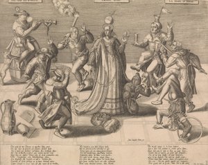 Tanec světa, polovina 16. století. od Pieter Balten.