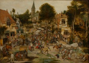 Village Fair Kermis, před 1565.