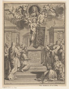 Ezopovy bajky Phaedrus Aug. osvobozen od Ezopových bajek (název na předmětu) od Pieter Balthasar Bouttats