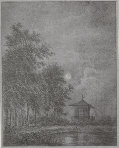 Zahrada za svitu měsíce od Pieter Bartholomeusz. Barbiers
