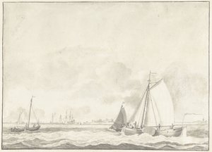 přímořská krajina od Pieter Blaauw