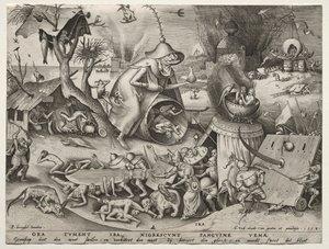 Sedm smrtelných hříchů: Hněv. od Pieter Bruegel the Elder