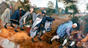 Podobenství o slepém, 1568 od Pieter Bruegel the Elder