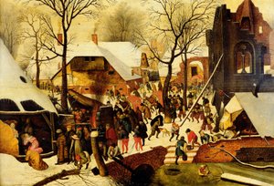 Klanění mudrců od Pieter Brueghel the Younger