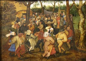 Svatební tanec. od Pieter Brueghel the Younger
