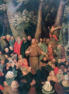 Detail kázání Jana Křtitele, 1604 od Pieter Brueghel the Younger