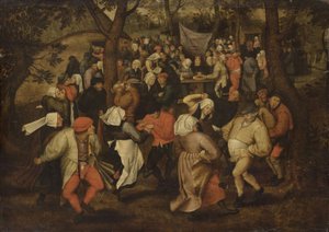 Svatební tanec od Pieter Brueghel the Younger