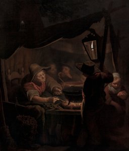 Výrobce koblih při svíčkách, 1815