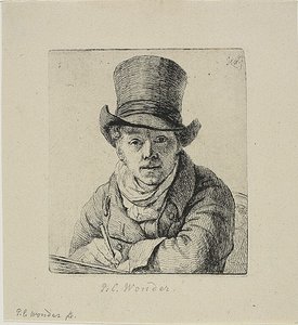 Autoportrét od Pieter Christoffel Wonder
