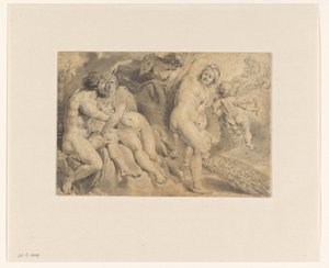 Ixion Oklamaný Zeusem a Hérou Ixion obejme oblak Nephele, který na sebe vzal podobu Héry od Pieter Claesz. Soutman (rejected attribution)