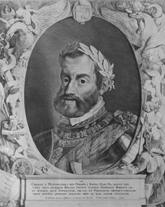 Karel V., císař Svaté říše římské, vyryl Pieter van Sompel, 1644