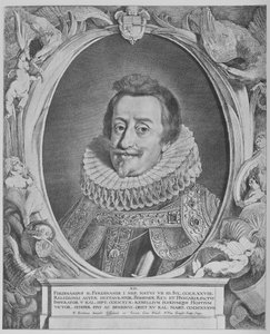 Ferdinand II., císař Svaté říše římské, vyryl Pieter van Sompel, 1644