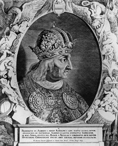 Portrét Fridricha IV. (1415-1493), císaře Svaté říše římské, vyryl Sompel, Pieter van (b.c.1600)