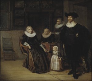Portrét rodiny, 1661
