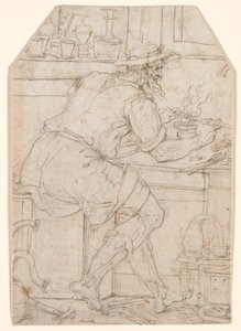 Řemeslník v práci od Pieter Coecke van Aelst