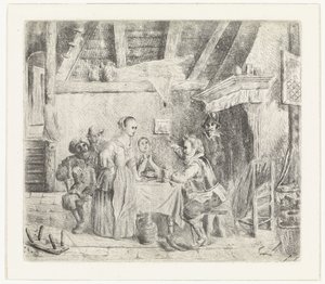 Muž mluví s firmou od Pieter Cornelis Nicolaas van de Poll