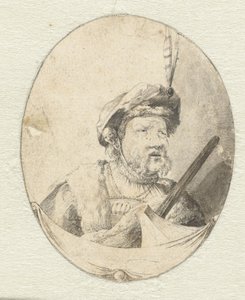 Busta muže v orientálním oblečení od Pieter Cornelisz. Verbeeck (possibly)