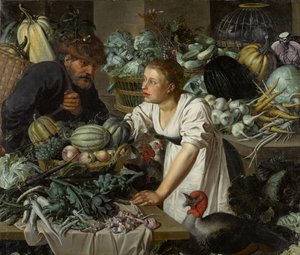 Zátiší se dvěma postavami od Pieter Cornelisz. van Rijck