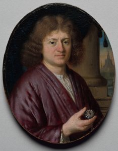 Portrét muže držícího hodinky, c. 1665-70.
