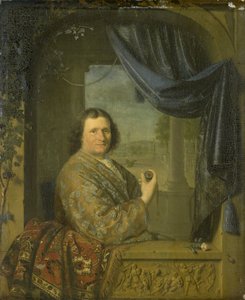 Portrét muže s hodinkami od Pieter Cornelisz. van Slingelandt