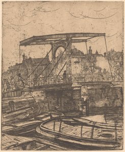 Skinny Bridge v Amsterdamu od Pieter Dupont