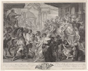Loupež Sabine Virgin od Pieter Franciscus Martenasie
