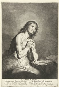 Svatý Jan Křtitel S. Ioannes Babtista (titul na předmětu) od Pieter Fransz de Grebber