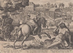 The Enticement of Luxus, z Běhu lidského života, 1570. od Pieter Furnius