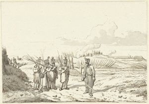 Putovní hlídka, 1813-1814 od Pieter Gerardus van Os (signed by artist)