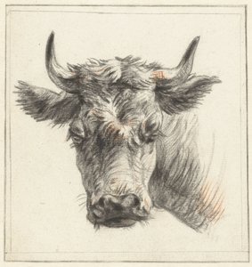 Hlava krávy od Pieter Gerardus van Os