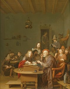 Interiér školní třídy od Pieter Harmansz Verelst
