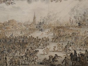 Odchod Karla II ze Scheveningenu od Pieter Hendricksz Schut