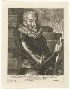 Portrét Johanna Tserclaese, hraběte z Tilly od Pieter I Jode de