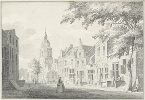 Vesnická ulice v Burenu od Pieter Jan van Liender