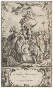 Design Frontispiece pro Fredericka Hendricka van Nassauwa od Pieter Jansz