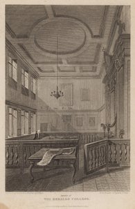 Interiér The Heralds College od Pieter Jansz. Quast