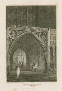 Westminster Hall od Pieter Jansz. Quast