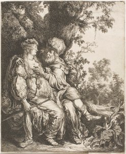 Juda a Thamar od Pieter Lastman