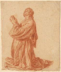 Studie eines knienden Mannes od Pieter Lastman